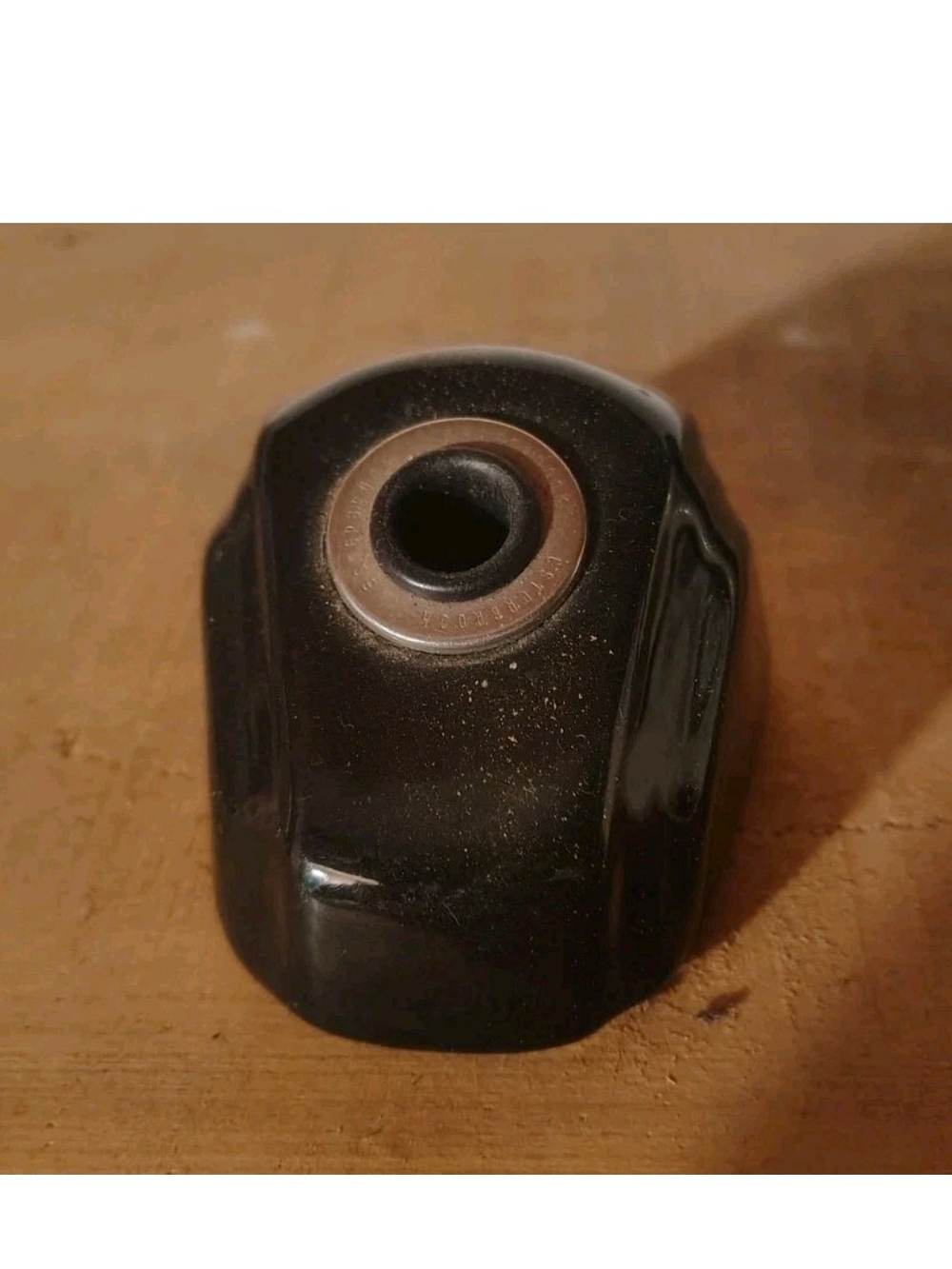 Black Ceramic Single Hole Vase / Pencil Cup